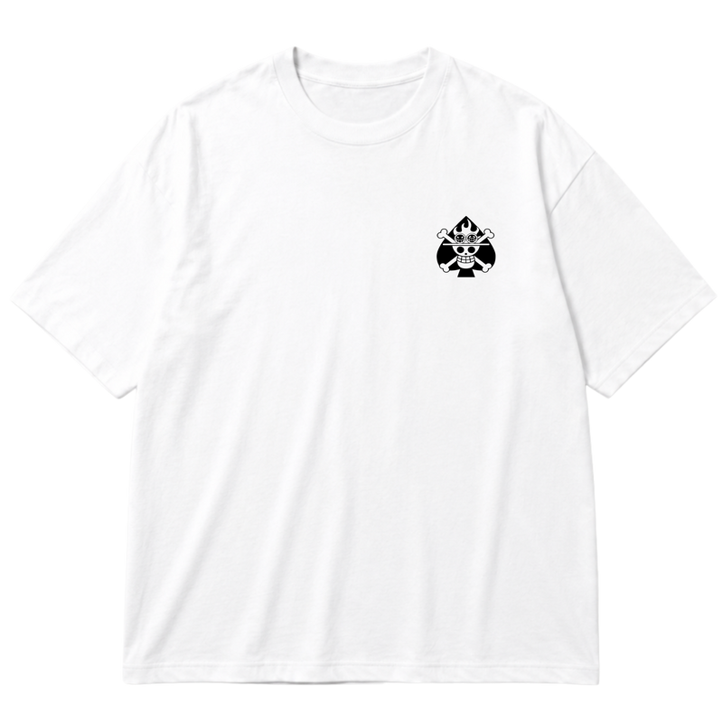 "Camiseta - Ace One Piece - Oversized Cotton" Oversized Premium 96% algodão 4% Elastano