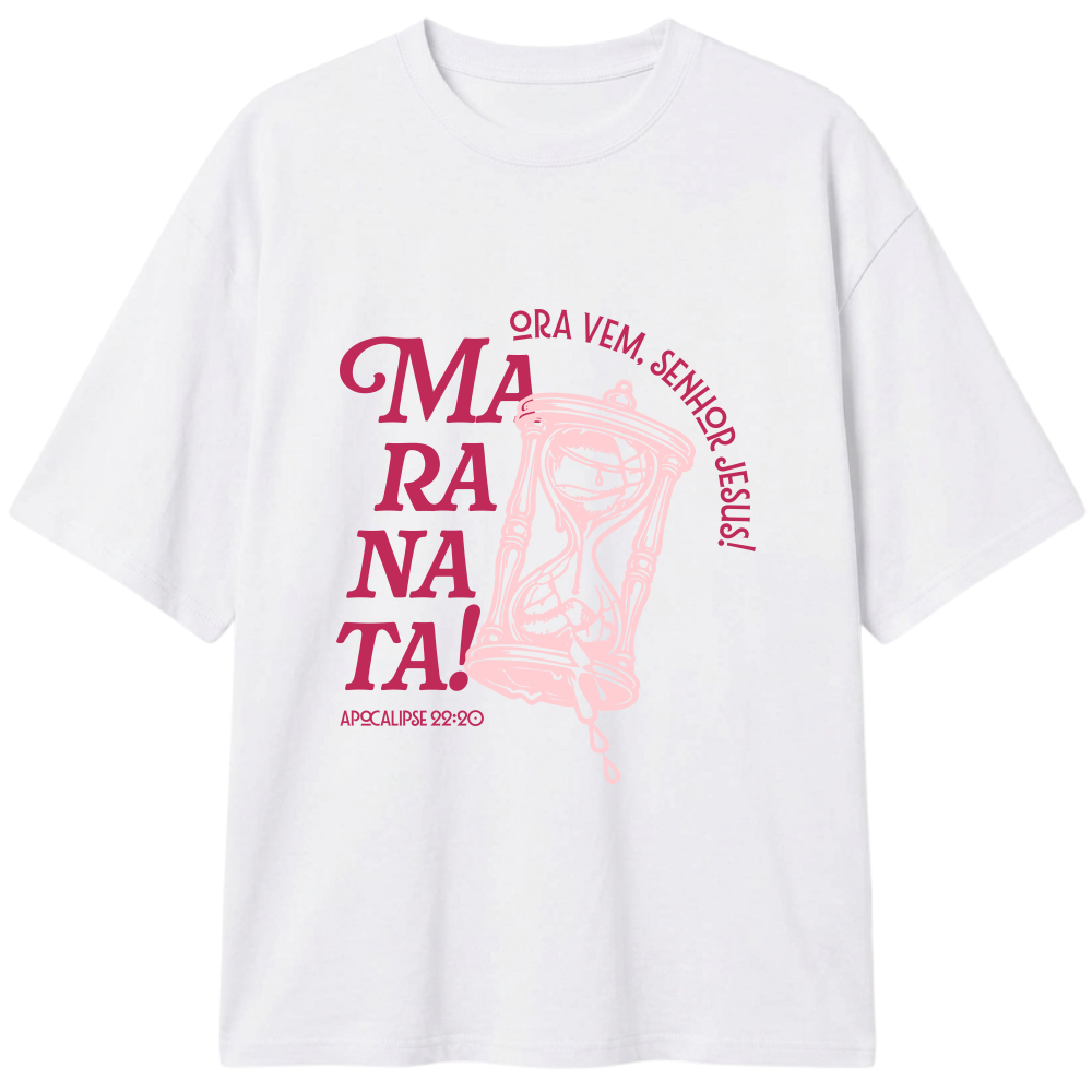"Camiseta Oversized - Maranata" Camiseta Oversized Classic