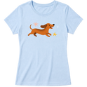 "Dachshund - salsicha" Blusa Baby Look