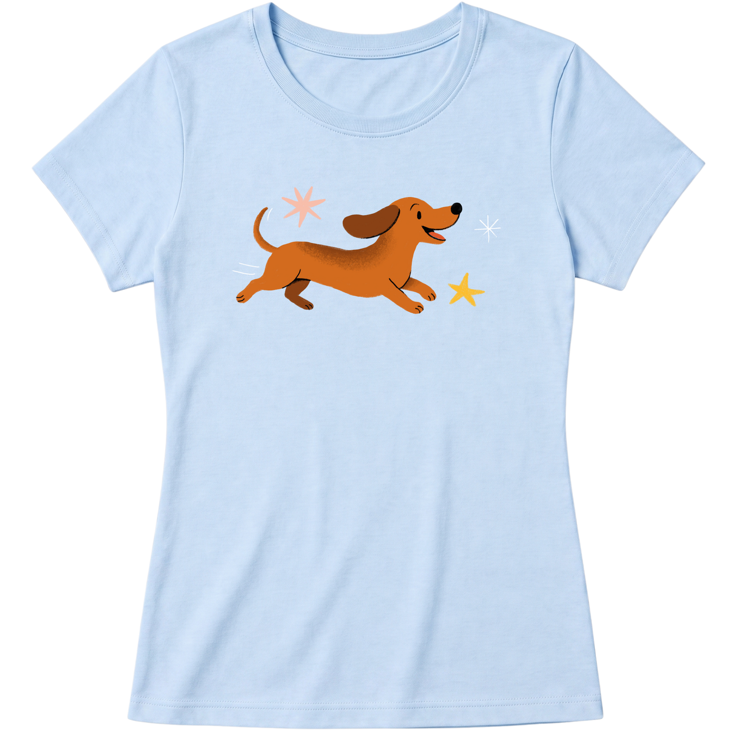 "Dachshund - salsicha" Blusa Baby Look