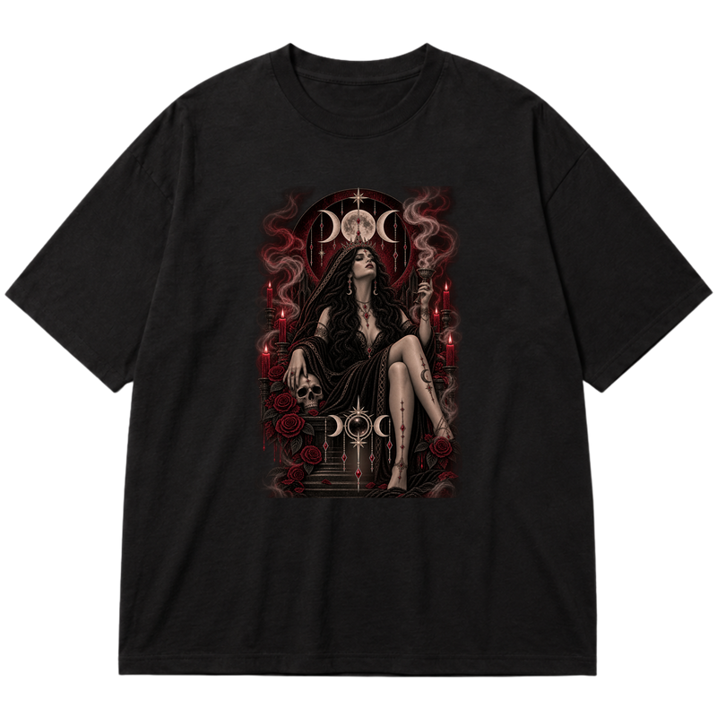 "Witch's Ritual" Oversized Premium 96% algodão 4% Elastano