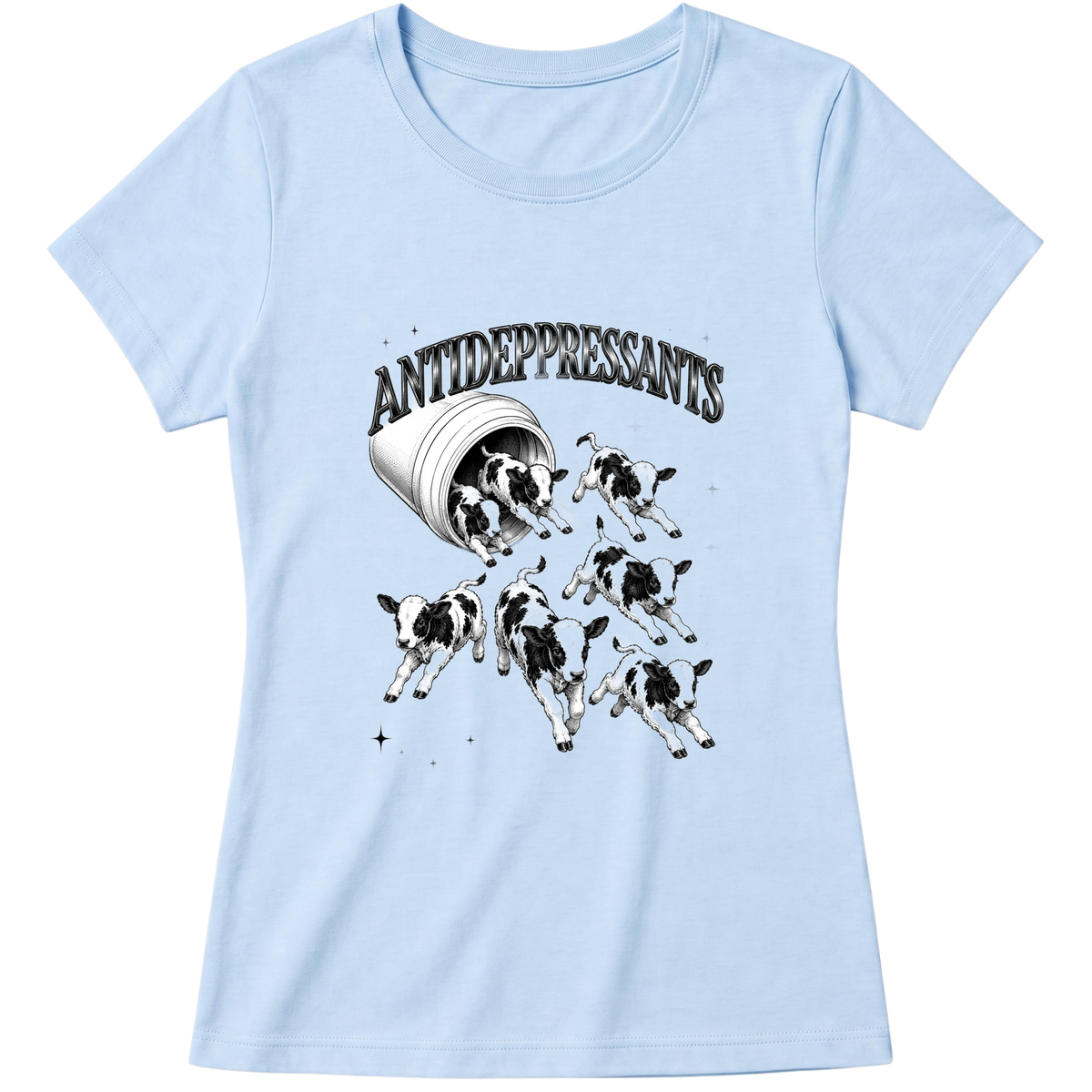 "Holy cow-m" Blusa Baby Look