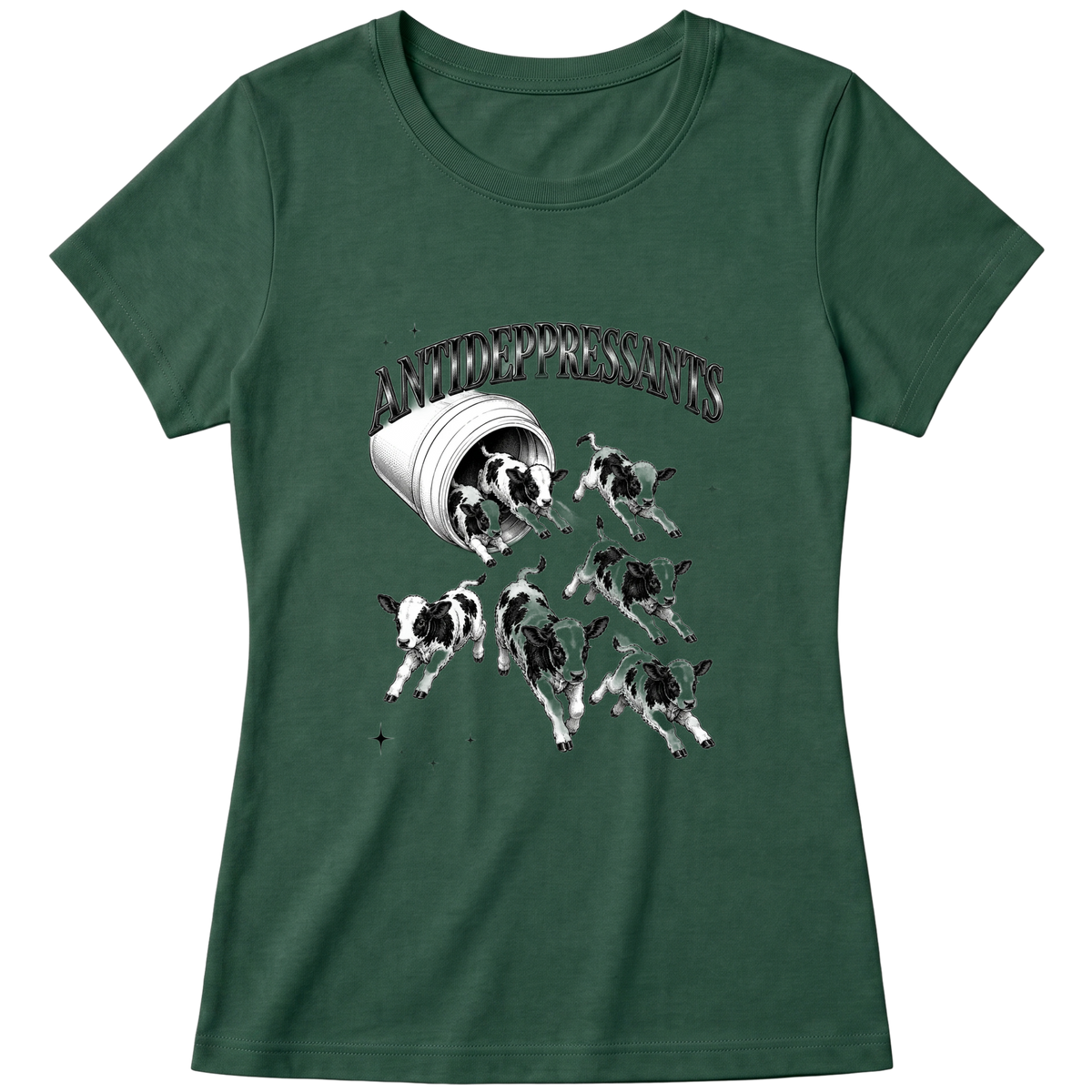 "Holy cow-m" Blusa Baby Look