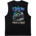 "Produto #021 Regata I SEND YOU AS SHEEP AMONG WOLVES" Tank Top Machão Suedine