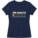 "Baby Look Classic - Vida Adulta: Nota 1" Blusa Baby Look
