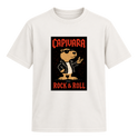"Capivara Rock & Roll DTF" Camiseta Regular Suedine