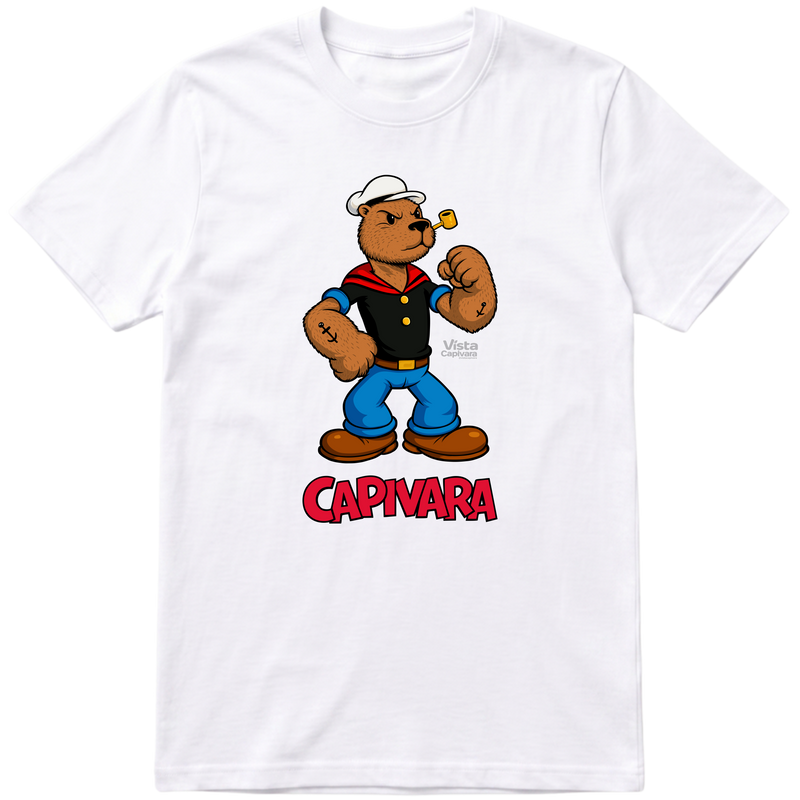 "Marinheiro Capivara DTG" Camiseta Premium Unissex