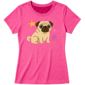 "Pug" Blusa Baby Look