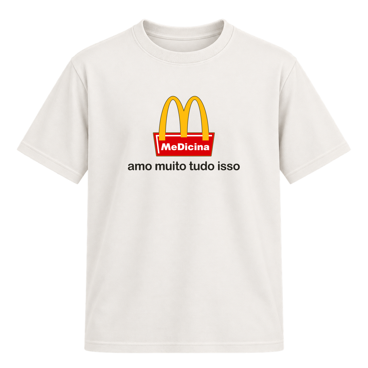 "Medicina" Camiseta Regular Suedine