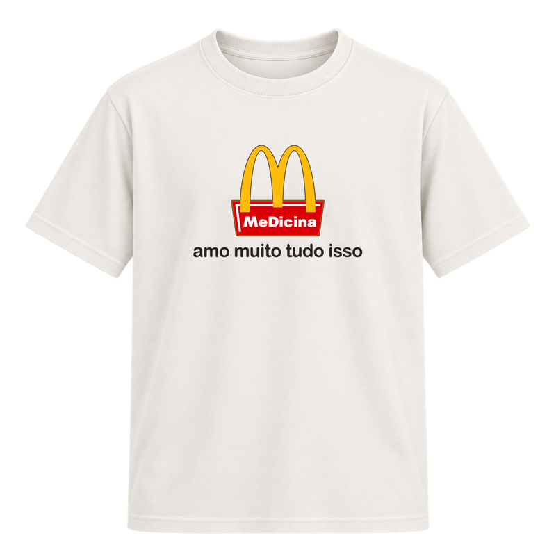 "Medicina" Camiseta Regular Suedine