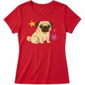 "Pug" Blusa Baby Look