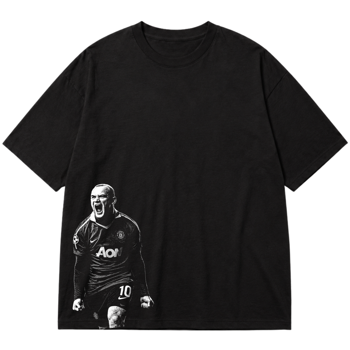 "Ícone dos gramados, eternizado no streetwear." Oversized Premium 96% algodão 4% Elastano