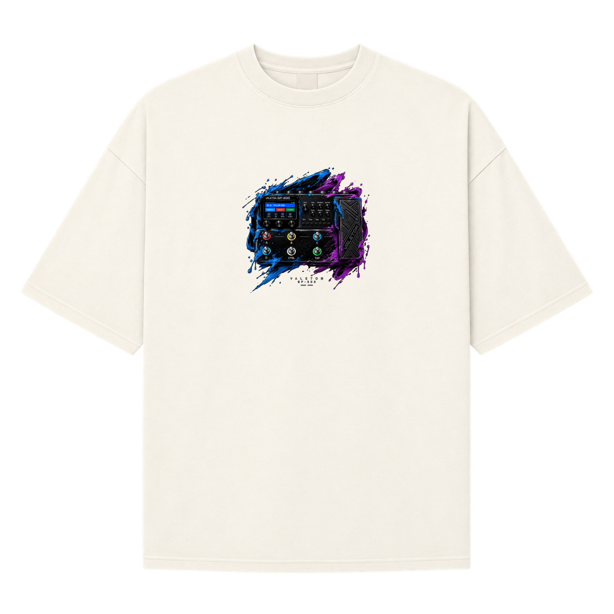 "VALETON GP 200" Camiseta Oversized Suedine 220g