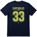 "F&C Catholic Since 33 AD" Camiseta Premium Unissex Bunker Studios