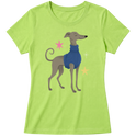 "Galgo italiano" Blusa Baby Look
