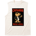 "Capivara Rock & Roll  DTG" Tank Top Machão Suedine