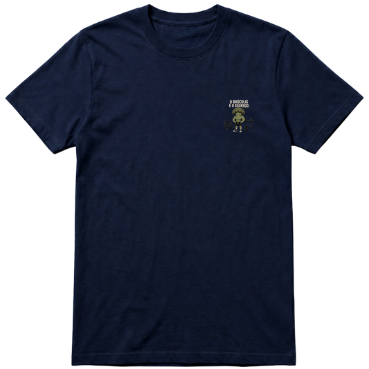 "Brócolis preta" Camiseta regular básica
