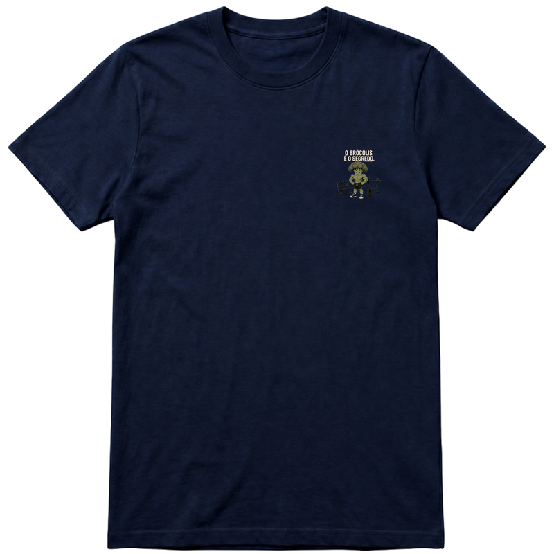 "Brócolis preta" Camiseta regular básica