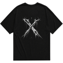 "Camiseta Oversized “X” Black Edition  — Signature Drop" Camiseta Oversized Básica