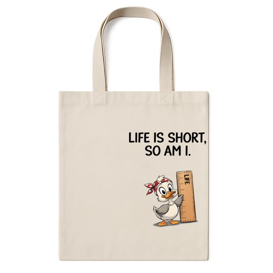 "ecobag a vida é curta" Ecobag