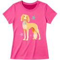 "Saluki" Blusa Baby Look