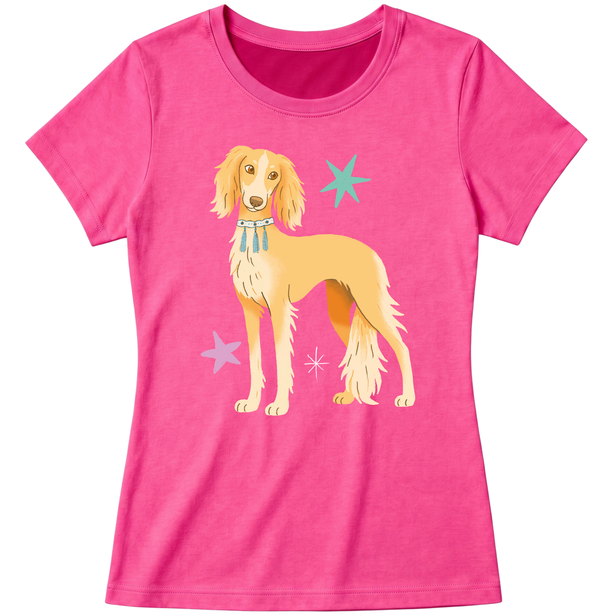 "Saluki" Blusa Baby Look