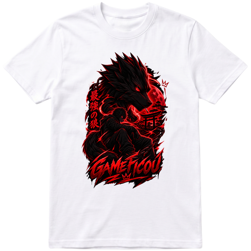"Camisa foco GameFicou" Camiseta Premium Unissex Bunker Studios
