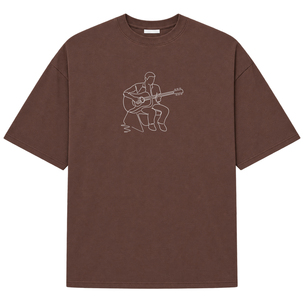 "VIOLÃO MAZIN SILVA" Camiseta Oversized Suedine 220g