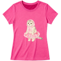 "Baby Look Pinky Kitty" Blusa Baby Look