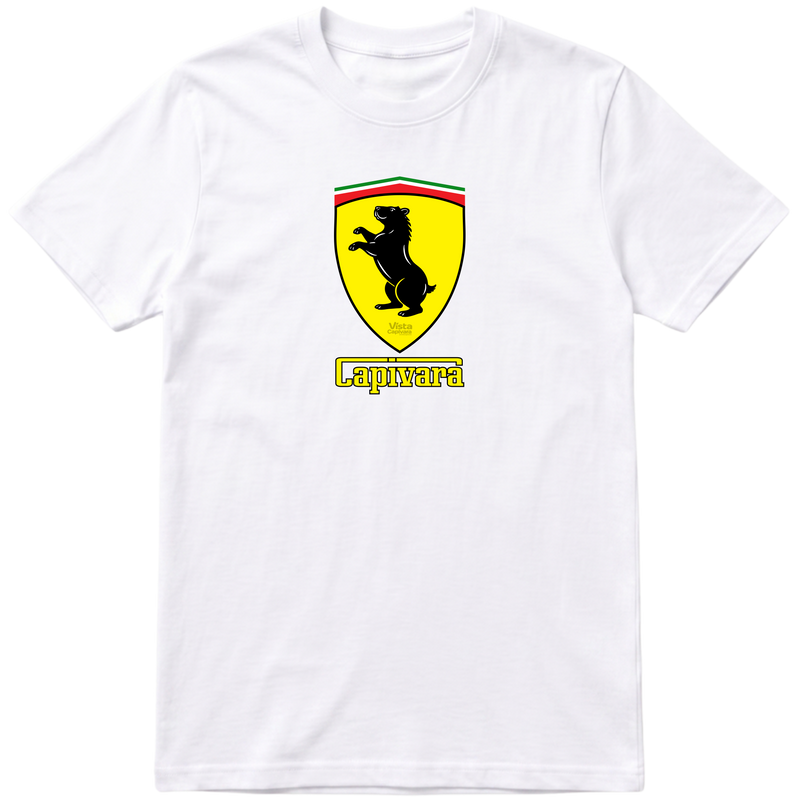 "Capivara Rampante DTG" Camiseta Premium Unissex