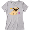 "Pug" Blusa Baby Look