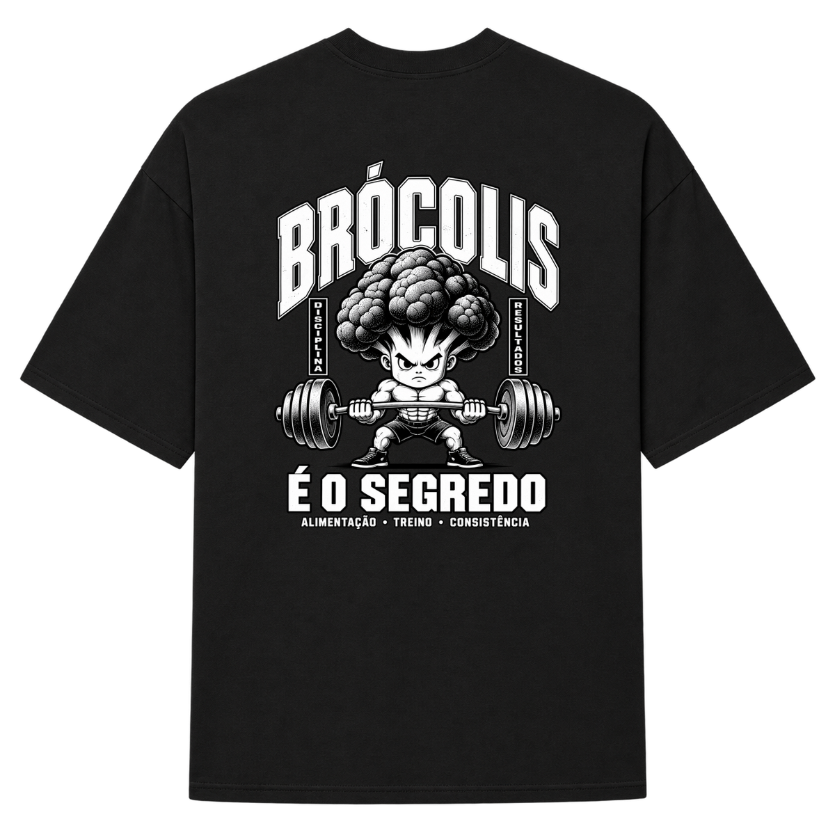 "Oversized Suedine 220g - Brócolis" Camiseta Oversized Suedine 220g