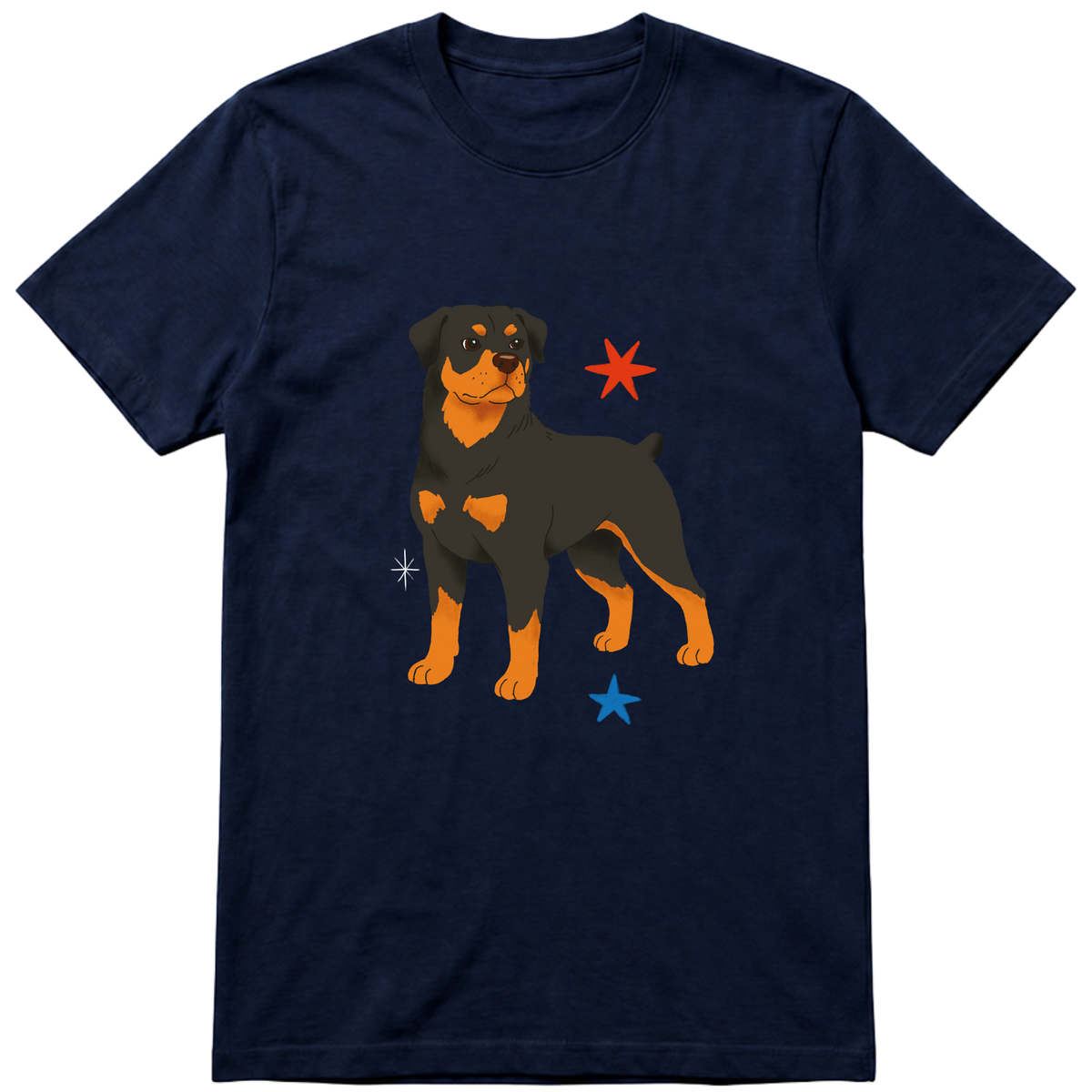 "Rottweiler" Camiseta Básica Unissex