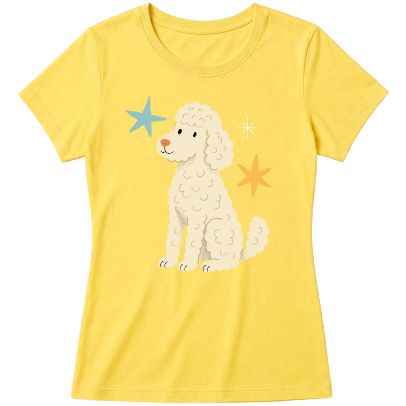 "Poodle" Blusa Baby Look