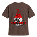 "Camiseta oversized estampa de boxe" Camiseta Regular Suedine