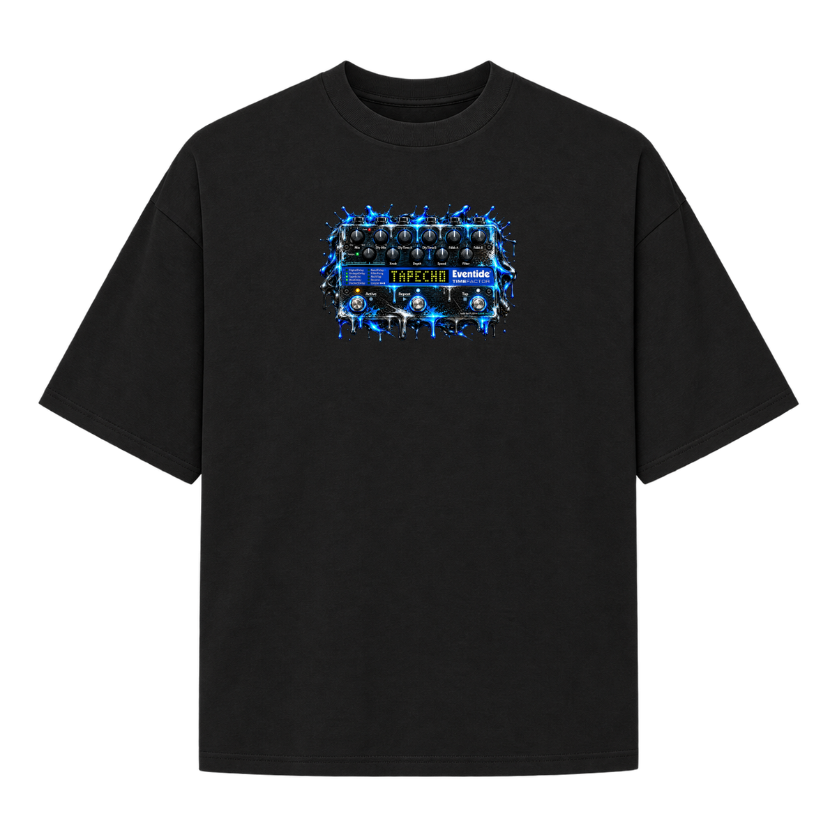 "RODOLFO MUNIZ TIME FACTOR" Camiseta Oversized Suedine 220g