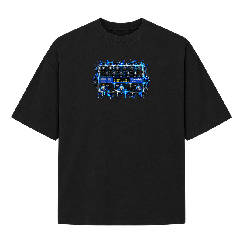 "RODOLFO MUNIZ TIME FACTOR" Camiseta Oversized Suedine 220g