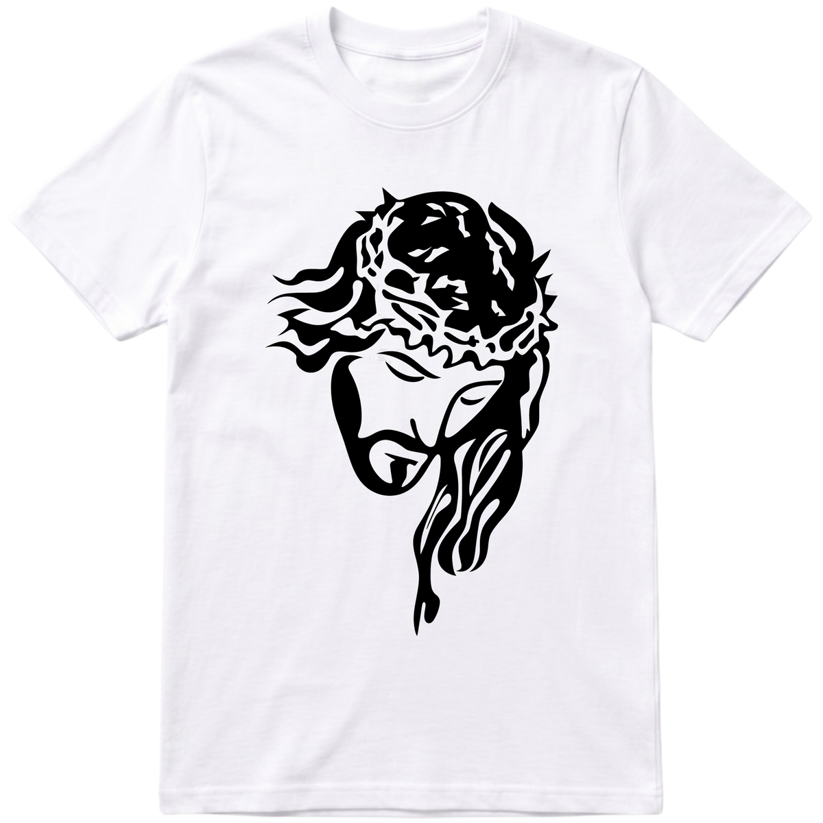 "Camiseta Manga Curta Estampada coroa de espinhos" Camiseta Premium Unissex Bunker Studios