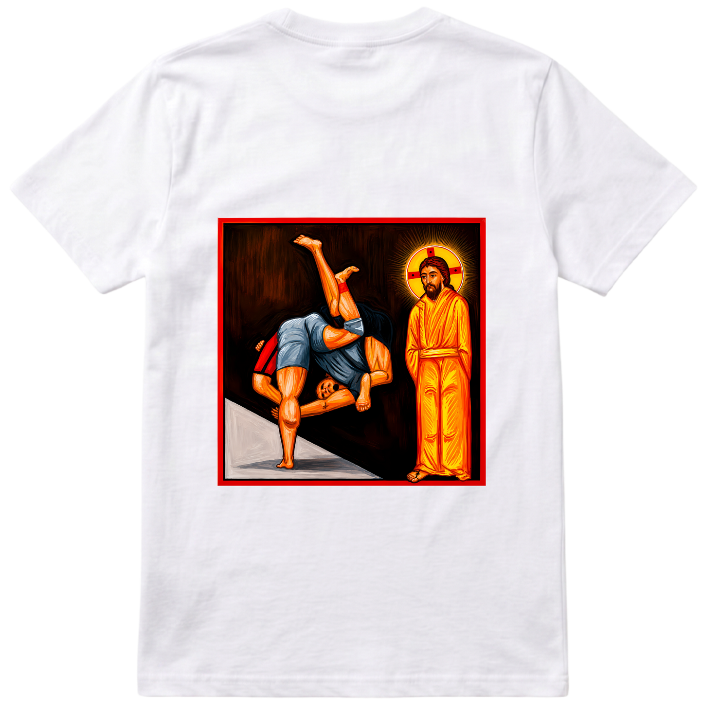 "Camiseta Regular Essential Fé em Cada Queda" Camiseta Premium Unissex