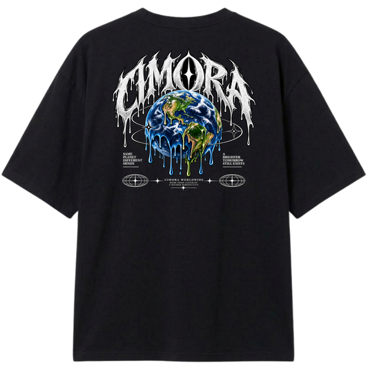 "Camiseta CIMORA - Melting Earth" Camiseta Oversized Classic