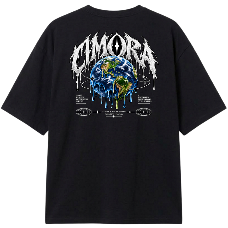 "Camiseta CIMORA - Melting Earth" Camiseta Oversized Classic