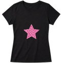 "Baby Look Pinky Star" Blusa Baby Look