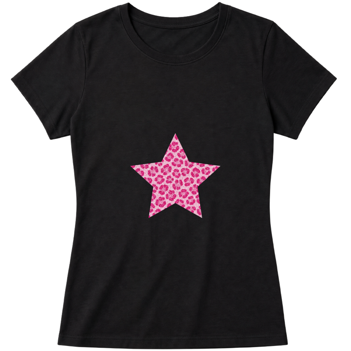 "Baby Look Pinky Star" Blusa Baby Look