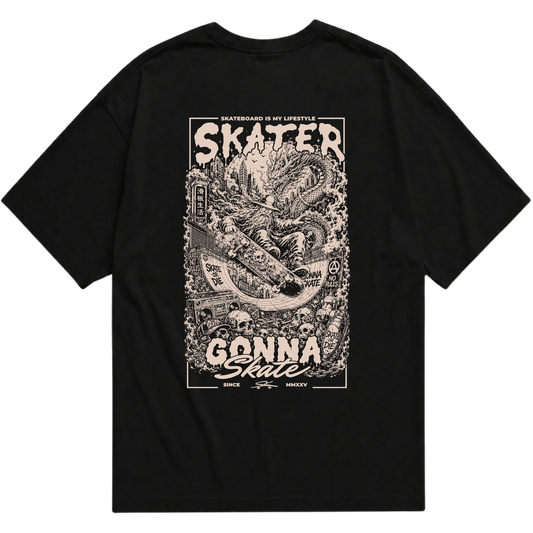 "SKATER GONNA SKATE" Oversized Básica 30.1