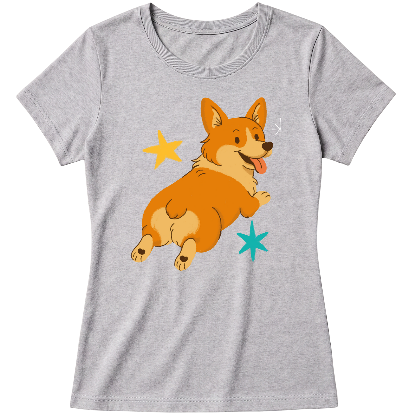 "Corgi" Blusa Baby Look