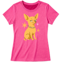 "Chihuahua de pelo curto" Blusa Baby Look