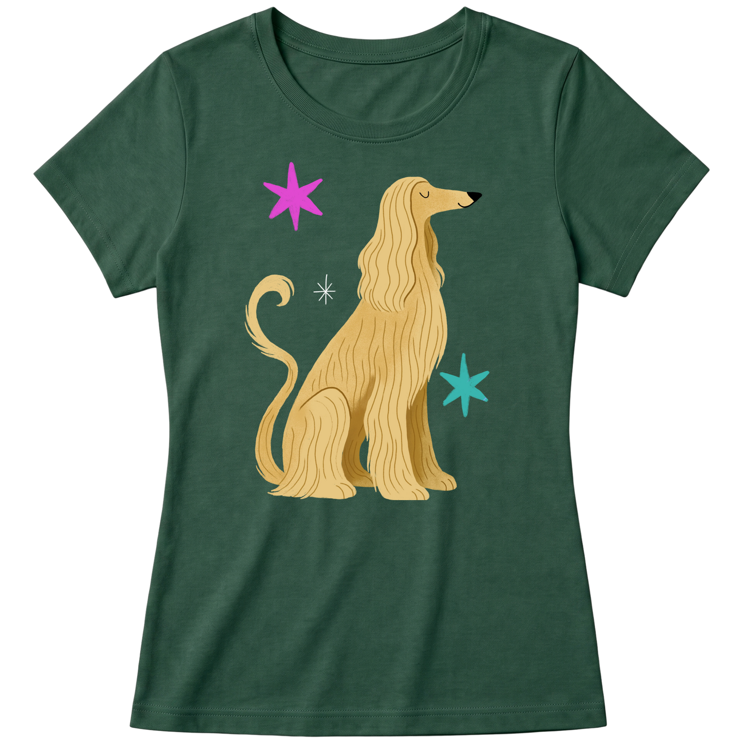 "Galgo Afegão" Blusa Baby Look