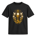 "Cristã Católica Eucaristia EC01" Camiseta Regular Suedine