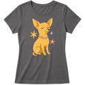 "Chihuahua de pelo curto" Blusa Baby Look