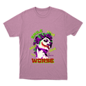 "Camiseta SMILE IT GETS WORSE - Coringa" Camiseta Básica Unissex